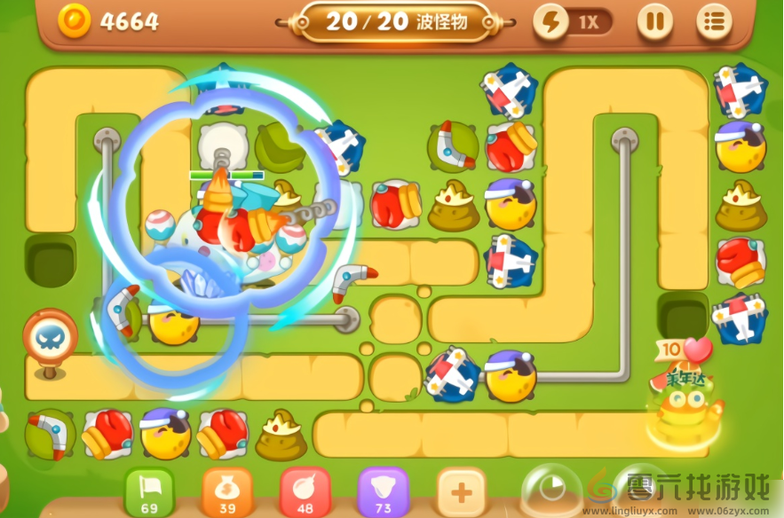 保卫萝卜挑战第34关过关技巧攻略(图1)