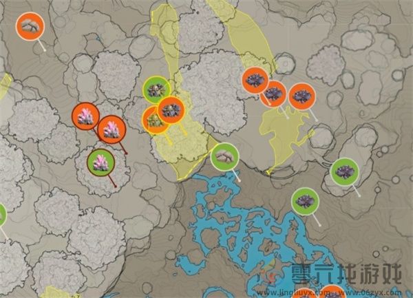 幸福工厂资源分布获取位置介绍说明(图5) 幸福工厂资源分布获取位置介绍说明(图5)