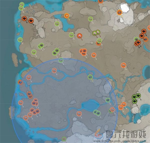 幸福工厂资源分布获取位置介绍说明(图4) 幸福工厂资源分布获取位置介绍说明(图4)