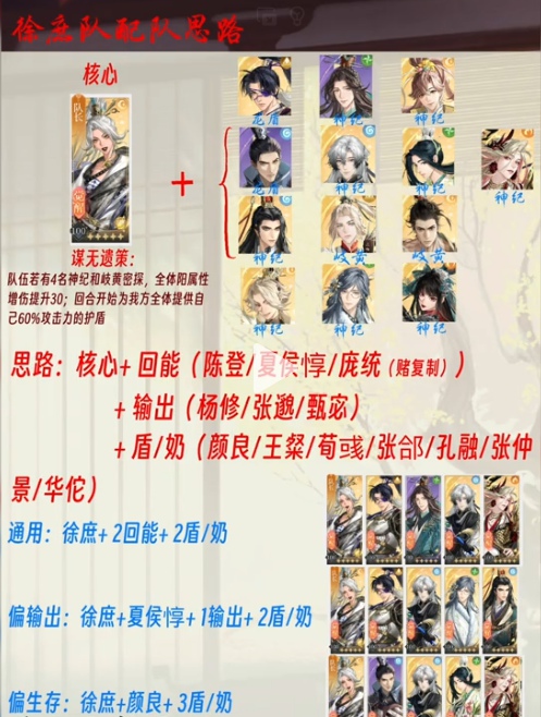 如鸢徐庶队怎么搭配(图1) 如鸢徐庶队怎么搭配(图1)