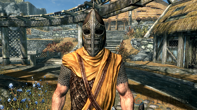 《上古卷轴5》玩家整花活 各种方法拯救主线被龙摔死士兵(图1)